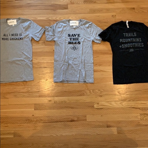 Trails, Mountains, Smoothies, XS Tee - Picture 2 of 2